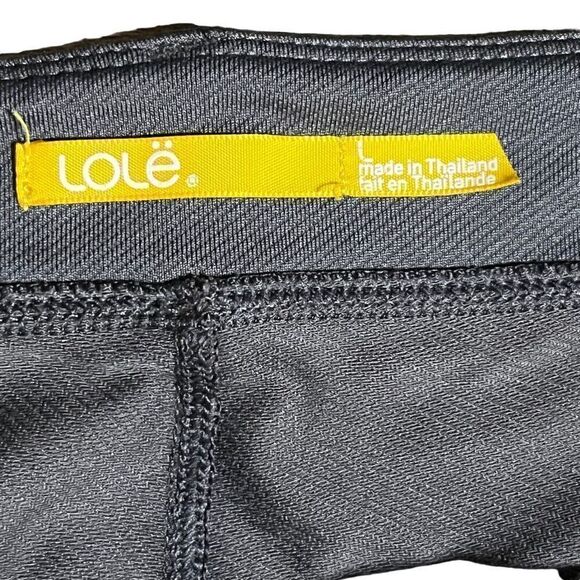 Lole Women's Gray Slim Fit Stretch Pullover Trousers Size Large - Picture 5 of 9